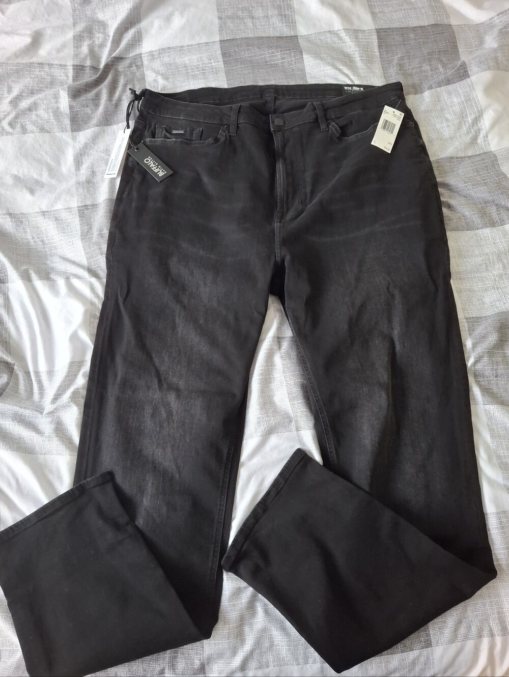 Buffalo David Bitton Men’s Black Straight Jeans